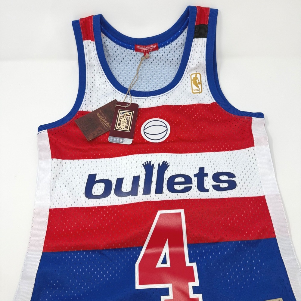 Mitchell‎ & Ness Washington Bullets Chris Webber 1996 Women's Jersey Small NEW